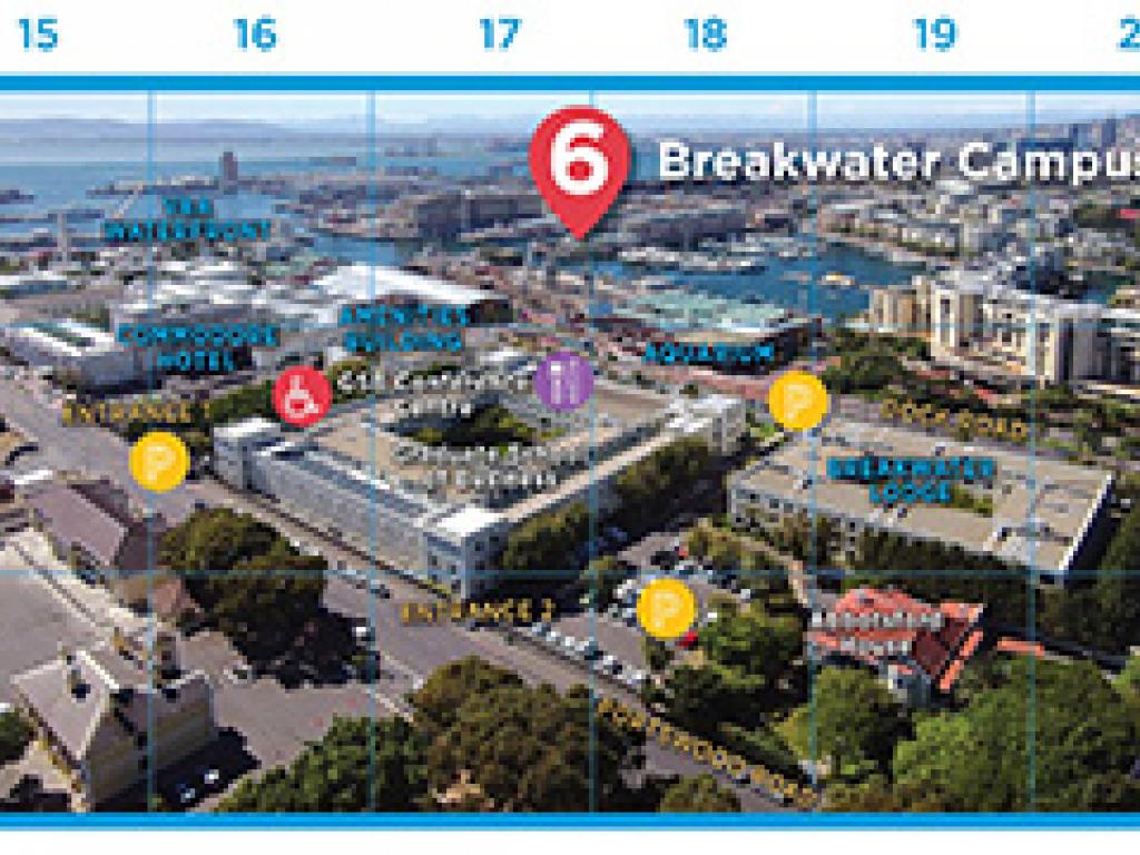 Breakwater Campus map