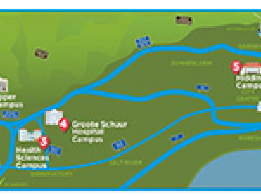 Map of all campuses