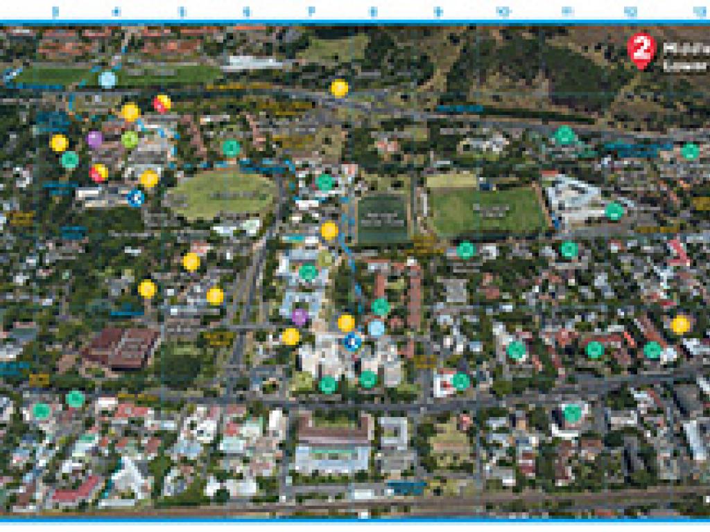 Middle & Lower Campus map