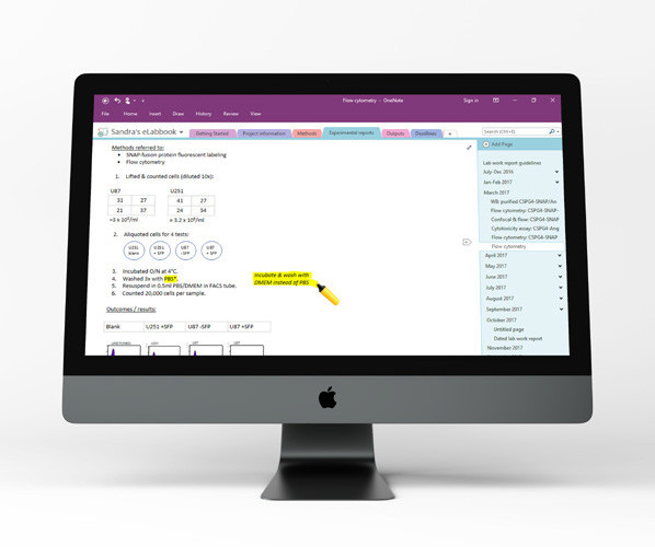 Microsoftâs OneNote application offers researchers a tool for keeping digital documents.