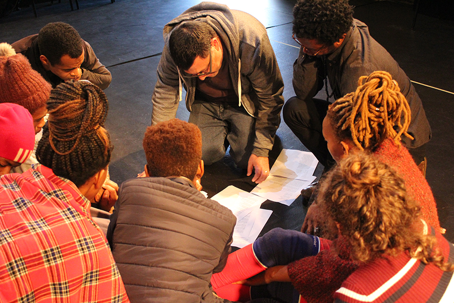 Rehearsals: Antigone (Not quite/quiet) image by Jayne Batzofin