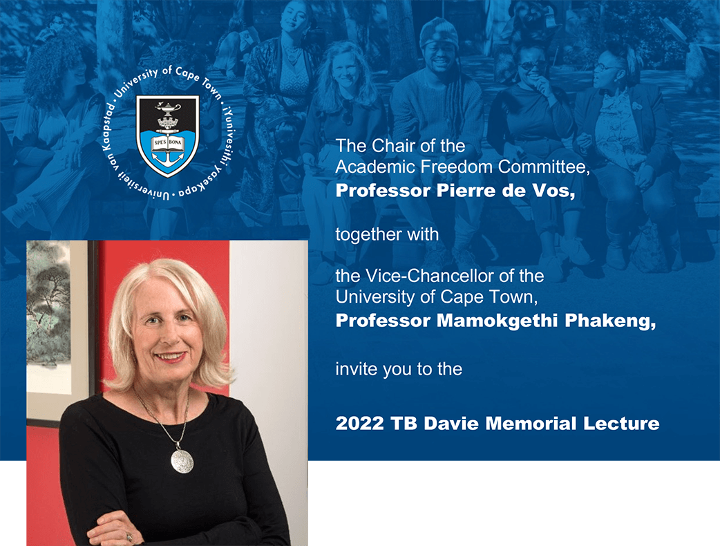 2022 TB Davie Memorial Lecutre | Activism and the Corporate University: incompatible or possible?