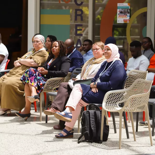 People at the UCT Mastercard Foundation awards
